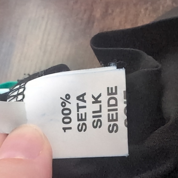 French Parisian Luxury Designer Didier Parakian Watercolor Silk Dress FR 42 - Picture 5 of 9